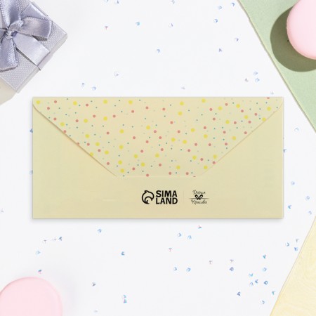 Money envelope "Happy Birthday!" Bear, gifts, 16x8 cm-2