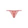 Thong with access Softline Collection, lace, red color, size S/L