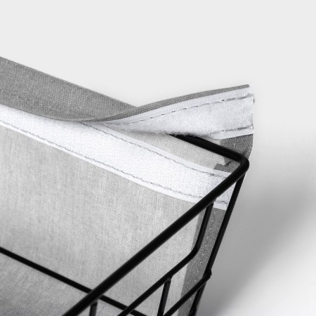 LADOM storage basket, 25 × 15 × 12 cm, gray color-4
