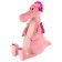 Soft toy "Dragon Emma", a pink hat with a pompom, 30 cm