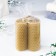 A set of candles from honey wax with the addition of "cinnamon" 8 cm, 2 pcs
