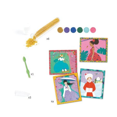 Djeco -four Seasons Blossom Set for decorating-1