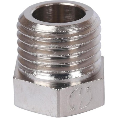 Stout SFT-0025-000014, 1/4 ", outdoor thread, nickelled brass-1