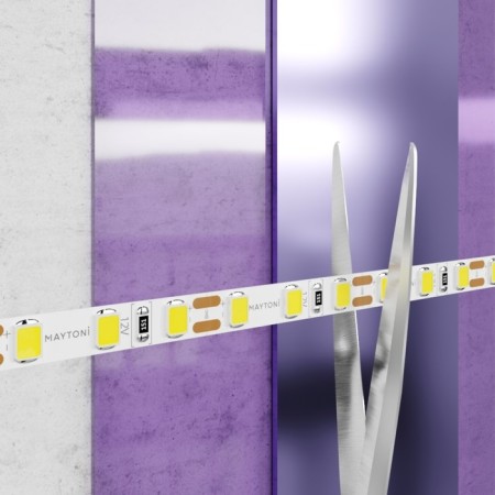 Maytoni LED strip, 12V, IP20, 2835, 9.6W/m, 4000k, 5 m, 5 mm, monochrome glow-6