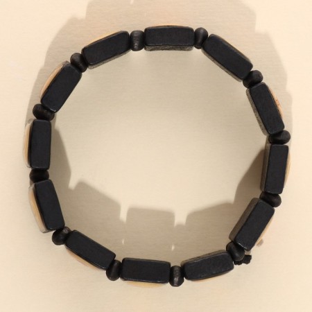 Bracelet "Save and Save", 17 x 1.5 cm-4