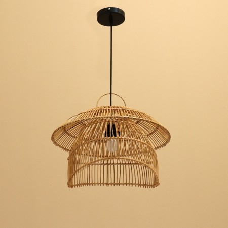 Ceiling Lamp from Rotan "Revelation" 1x120W, E27, 40x40x25 cm-1