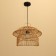 Ceiling Lamp from Rotan "Revelation" 1x120W, E27, 40x40x25 cm