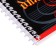 Note for notes A4, 24 sheets on the crest "Bach", with reference information, covered cardboard, block offset