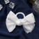Hair elastic band Bant "Schoolgirl" Classic Galant, 11x5 cm, white
