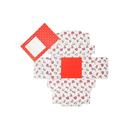 Gift Folder Folding Box, packaging, “I love you”, 14 x 14 x 8 cm-12