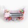 Hair hairpin with a shaker LOVE, 6 x 4.5 cm