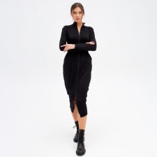 Women's dress on the zipper Mist p. 42, black