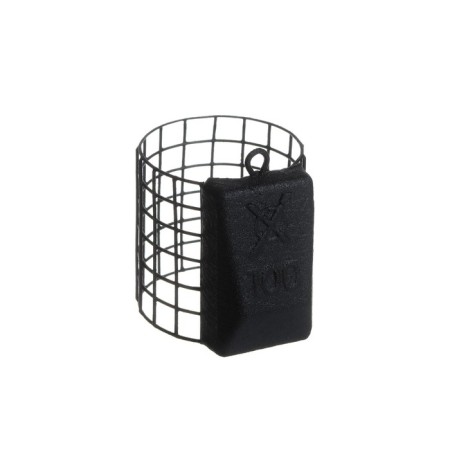 Metallic feeder X-Feeder Me Submarine M Grid, Matt Black, 100 g, 35 ml-1
