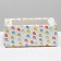 Box for 6 cupcakes with a window, "balls", 25 x 17 x 10 cm