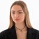 Choker "Leather" with pendants, black-gold color, l = 30 cm