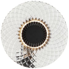 Wall lamp STILFORT 4011/02/01W Portu, 1x7W, LED, 280x280x280 mm, black color black