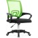 Computer chair Turin plastic/fabric, black/green mesh 60x55x82 cm