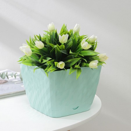 Pot for flowers with the pallet "Classic", 2 l, mint color