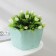 Pot for flowers with the pallet "Classic", 2 l, mint color