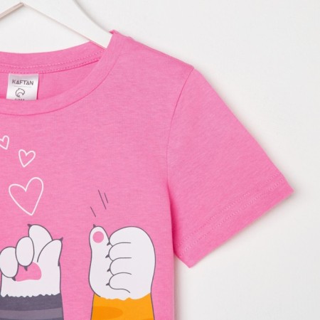 T-shirt Children's KAFTAN "Lapul" R.38 (146-152), Pink-6