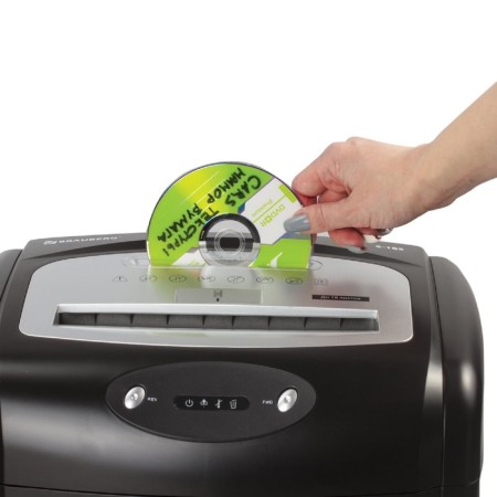 Schroeder Brauberg S18-S (P-2), silent, stripes of 6 mm, 18 sheets, brackets, pl. Cards, CD, 28 liters-6