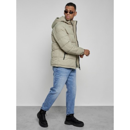 Sports male winter, size 58, light green color-15