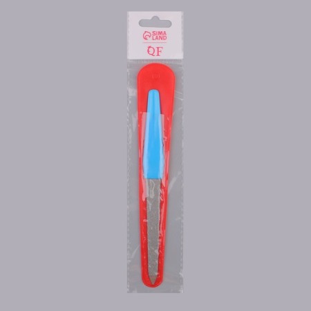Metal file for nails, 15 cm, in a case, color mix-5