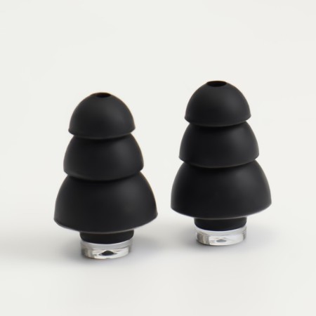 Berushi in a silicone case, a set of 3 pairs, with a key fob, color mix-7