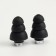Berushi in a silicone case, a set of 3 pairs, with a key fob, color mix