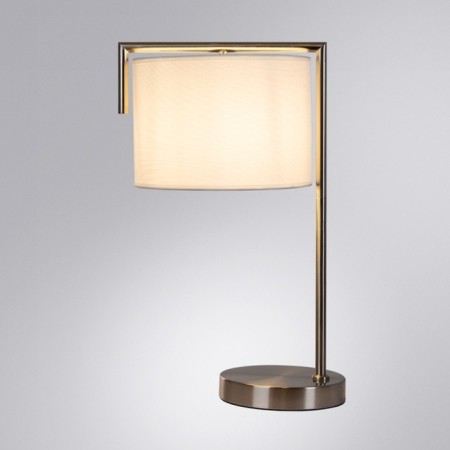 Decorative table lamp Arte Lamp Aperol A5031LT-1SS, E27, 60 W, 25x32x51 cm, silver