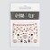 Nail stickers 6.5*5.5cm New Year SQ041 red/black/white substrate QF