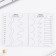 Set: a double notebook with tasks and a pen "since March 8"
