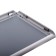 The frame for advertising and ads is wall, A4, 210 x 297 mm, an aluminum profile 25 mm