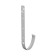 Groove bracket Metallic techno -unit PVC D125 white