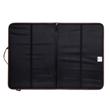 Folder for drawings and drawings A2, 640 x 450 x 30 mm, with handles, textile, estado, with pocket, beige/brown-4