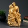 Figure "Lovers on Stone" gold 12x20x30cm