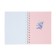 Notebook Gift Book on the comb 80l, line, color block, PVC cover 3D Bear (17.6x13.5cm) 105