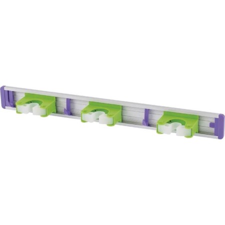 Holder for garden inventory, wall -mounted, under 3 tools, aluminum