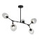 Nissa chandelier, size 108x80x45 cm, E27, 5x40W