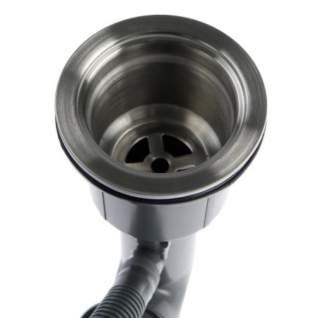 Kitchen sink Aflorn AF97851F-L, Sredal, Left, S = 3.0 and 0.8 mm, 78x51x22 cm, siphon, graphite-6