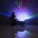 Light device "Santa Claus with a ball" 10 cm, glow RGB, 220 V