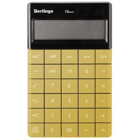 Coalculator REPARY 12-bit BERLINGO POWERTX, 165X105X13 mm, double power, golden-1