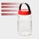 Glass Bank for bulk products with a plastic lid and a macro handle, 1.7 liters