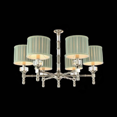 Suspended chandelier ST LUCE. SL1121.103.06. Oleo. 6x40 W, E14, 72x72x53 cm, Nickel color-3