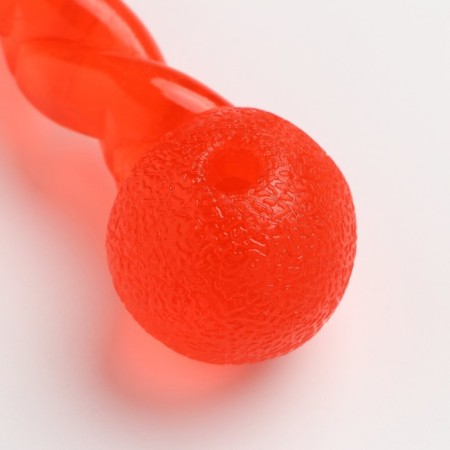 Toy "braid" Malaya, 19 cm, rubber, red-2