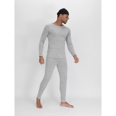 Thermal underwear is male, size 50-52, the color is light gray-8