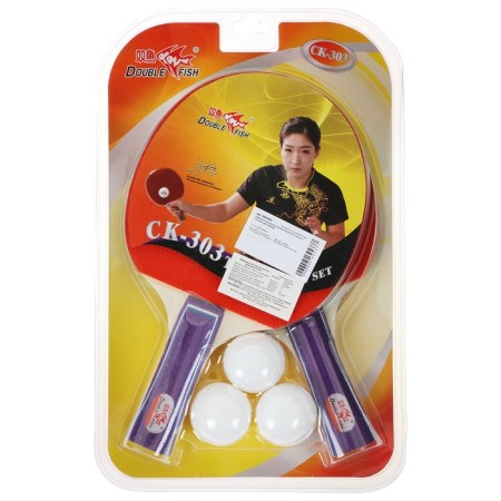 Double tennis set Double Fish, 2 rackets, 3 goals