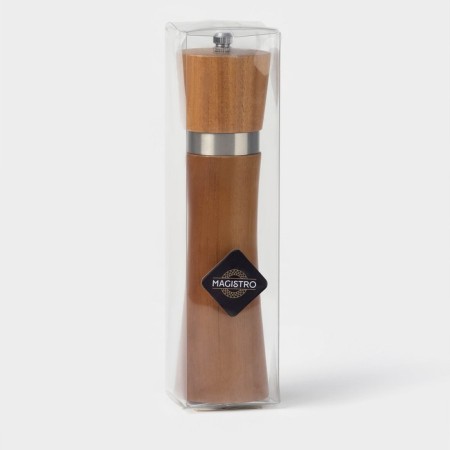 Mill for spices Magistro Wooden, 5.5 × 21 cm, ceramic mechanism-6