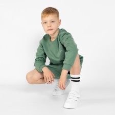 Svitshot for the boy One Love Light, height 140 cm, green color