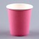 Set of paper dishes is disposable: 6 plates, 6 glasses, pink color